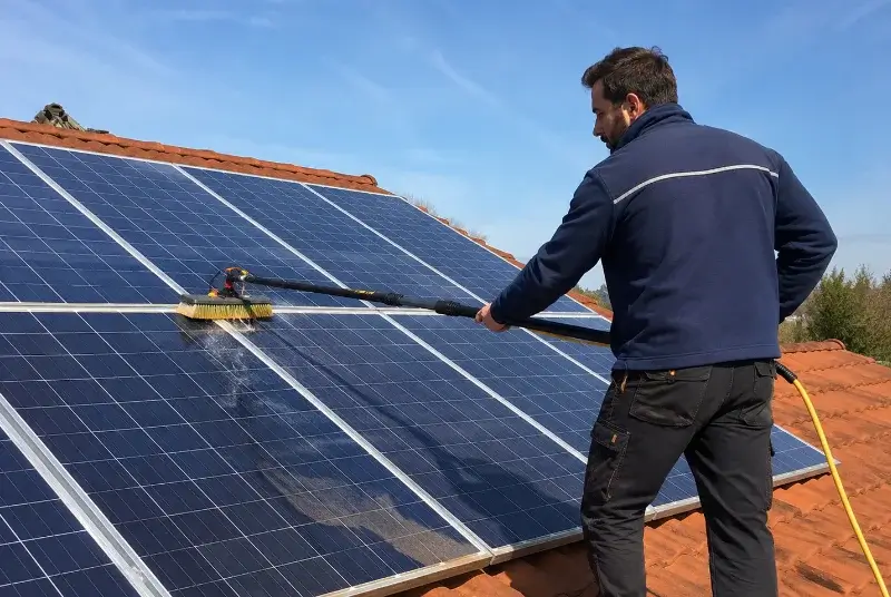 Nettoyage et entretien de panneaux solaires à Saint-Michel